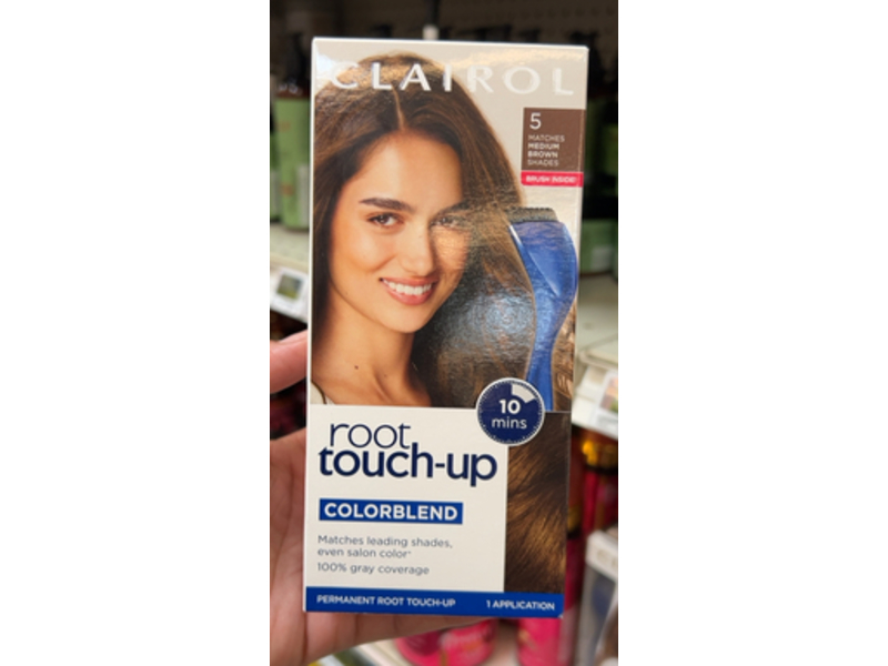 Clairol Colorblend Root Touch-Up, 5 Medium Brown, 1 Application