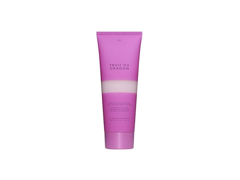 Le Monde Gourmand Fruit Du Dragon Perfumed Sugar Scrub, Dragon Fruit Extract, 6 fl oz/177 mL