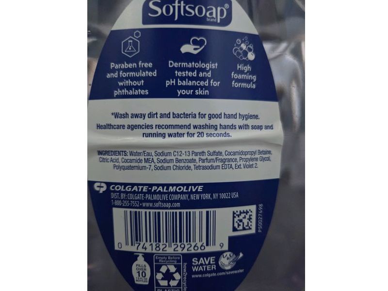 Softsoap Advanced Clean Hand Soap, 80 fl oz/ 2.36 L