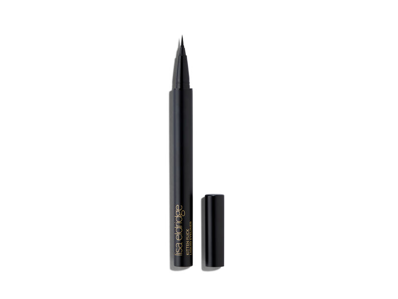 Lisa Eldridge Kitten Flick Liquid Eyeliner, Black, 0.02 fl oz/0.46 mL