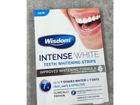Wisdom Intense White Teeth Whitening Strips, 7 Count - thumbnail 2