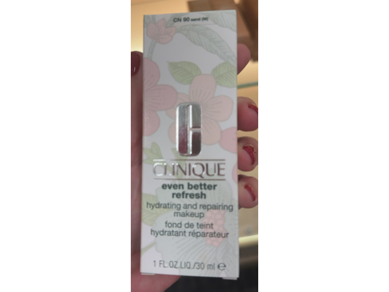 Clinique Even Better Refresh Hydrating & Repairing Makeup, CN 90 Sand, 1 fl oz/30 mL