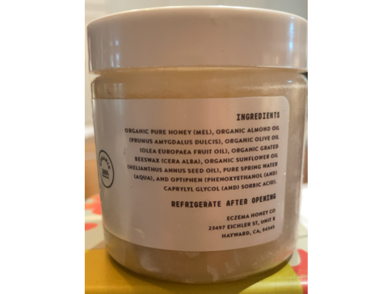 Eczema Honey Miracle Healing Cream, 4 oz/113 g