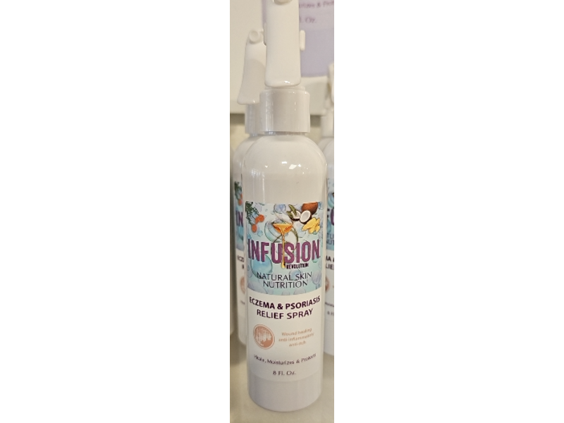Infusion Revolution Natural Skin Nutrition Eczema And Psoriasis Relief Spray, 8 fl oz