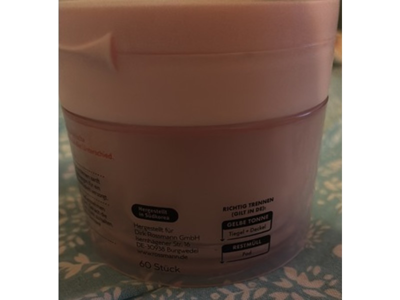 Rossmann Isana Calming Toner Pads, 157 mL, 60 Count