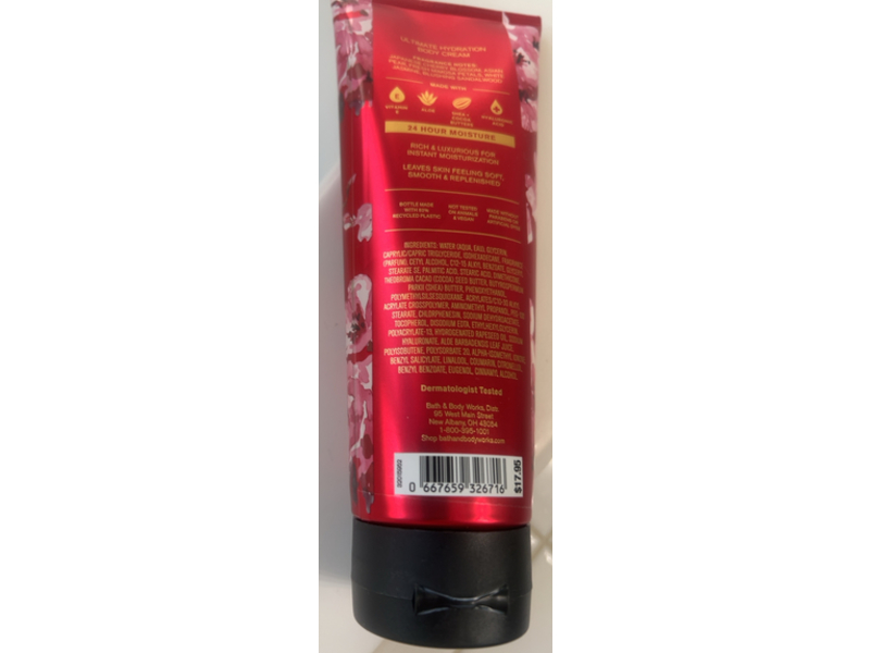 Bath & Body Works Ultimate Hydration Body Cream, Japanese Cherry Blossom, 8 oz/226 g