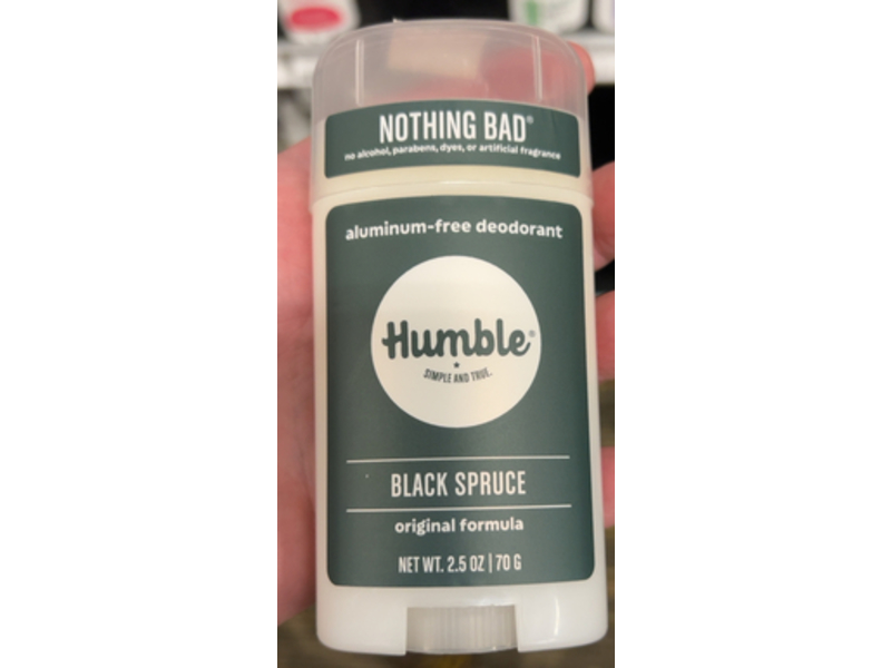 Humble Nothing Bad Deodorant, Black Spruce, 2.5 oz/70 g