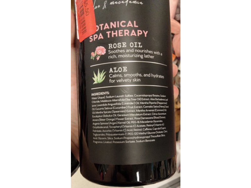 Botanical Spa Therapy Body Wash, Soothing Rose Oil, 32 fl oz/960 mL