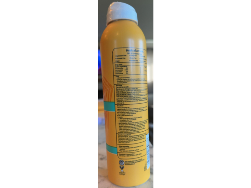 Australian Gold Continuous Spray Sunscreen, SPF 30, 6 oz/170 mL