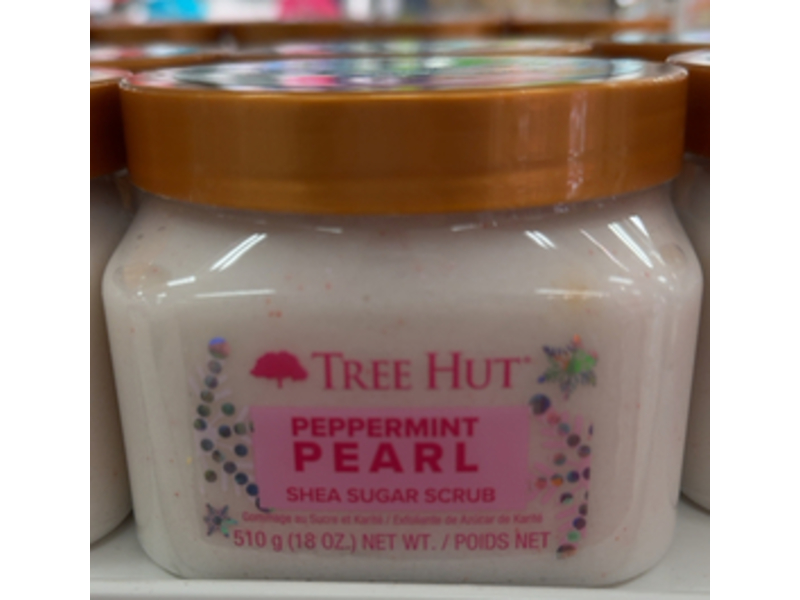 Tree Hut Shea Sugar Scrub, Peppermint Pearl, 18 oz/510 g
