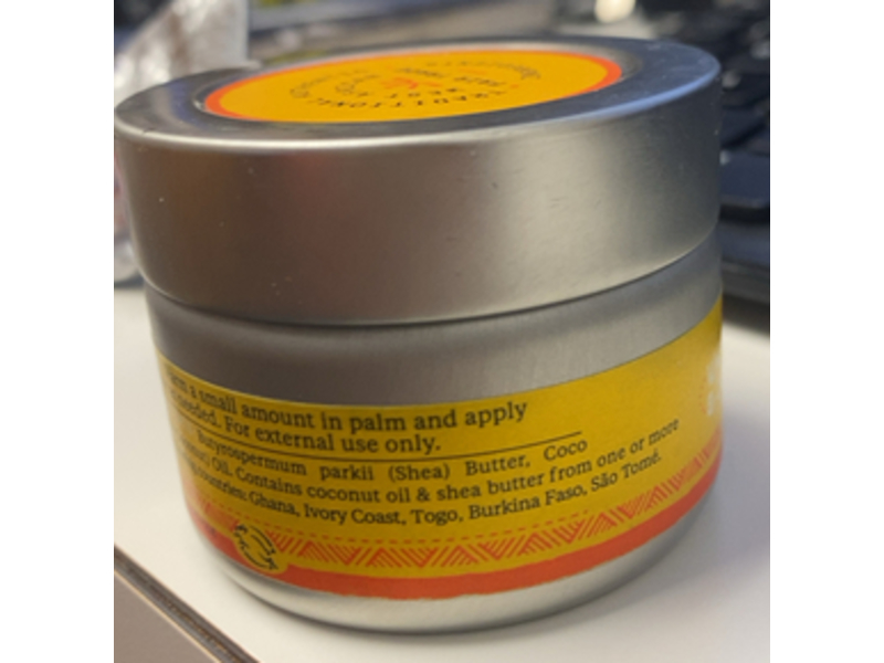 Alaffia Whipped Shea Butter & Coconut Oil, Unscented, 1.5 oz/43 g