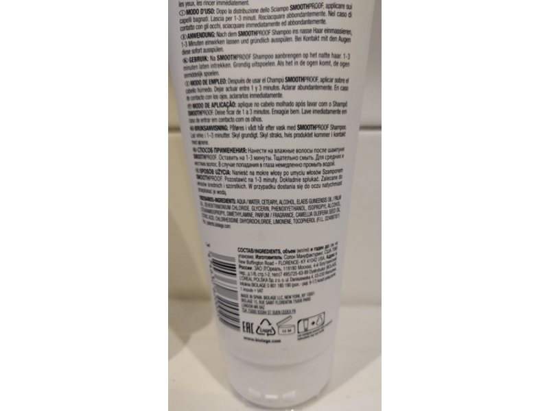 Biolage Smooth Proof Conditioner, Camellia, 6.7 fl oz/200 mL