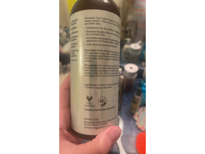 Mountain Top Castor Oil, 16 fl oz/473 mL