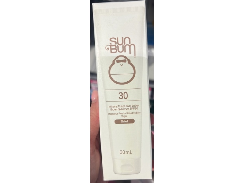Sun Bum Mineral Tinted Face Lotion, SPF 30, 1.7 fl oz/50 mL