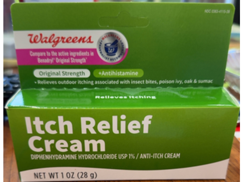 Walgreens Itch Relief Cream, 1 oz/28 g