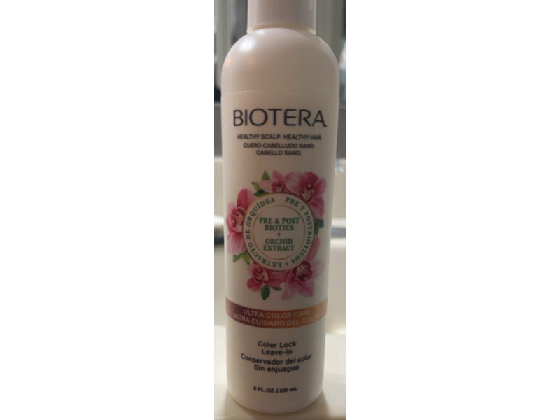 Biotera Color Lock Leave-In, Pre & Post Biotics + Orchid Extract, 8 fl oz/237 mL