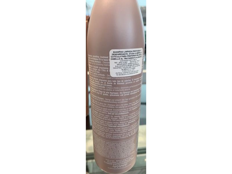 Alfaparf Milano Deep Cleansing Shampoo, Keratin Therapy, 16.91 fl oz/500 mL