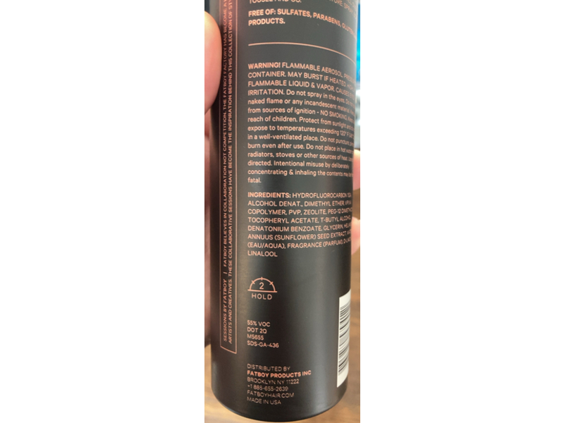 Fatboy Tousle & Go Texturing Spray, 6 oz/170 g