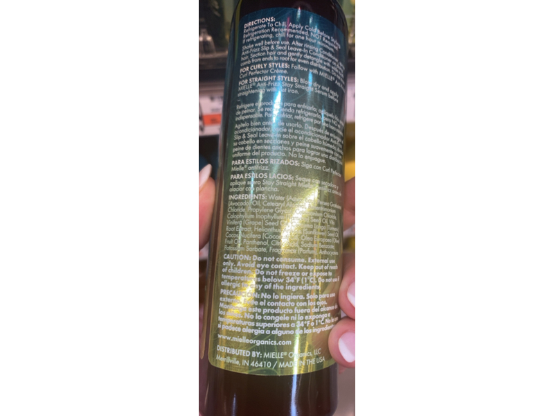 Mielle Avocado & Tamanu Leave-In Conditioner, 8 fl oz/237 mL