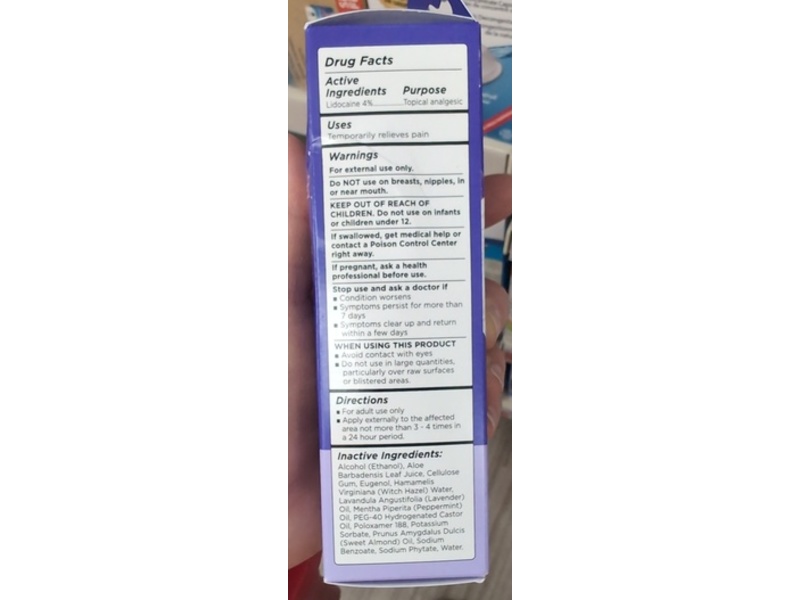 Lansinoh Pain Relief Postpartum Spray, 4% Lidocaine, 3.5 oz/100 mL