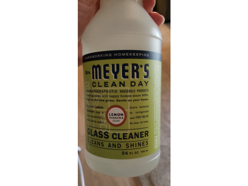 Mrs. Meyer'S Clean Day Glass Cleaner, Lemon Verbena Scent, 24 fl oz/708 mL