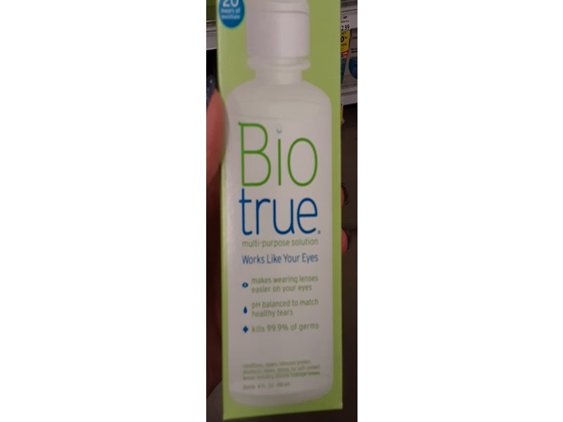 Biotrue Multi-Purpose Solution, 4 fl oz/118 mL