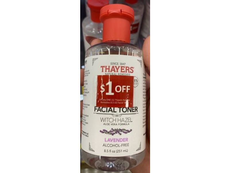 Thayers Facial Toner, Lavender, Alcohol-Free, 8.5 fl oz/251 mL