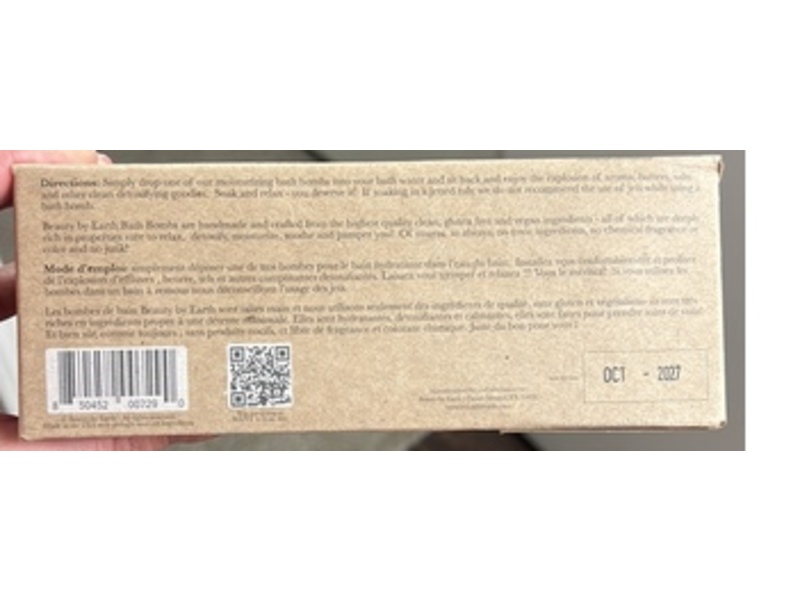 Beauty By Earth Bath Bombs Gift Set