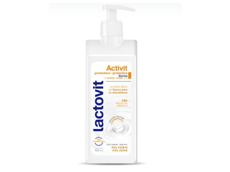 Lactovit Activit Protective Body Milk, 13.5 fl oz/400 mL