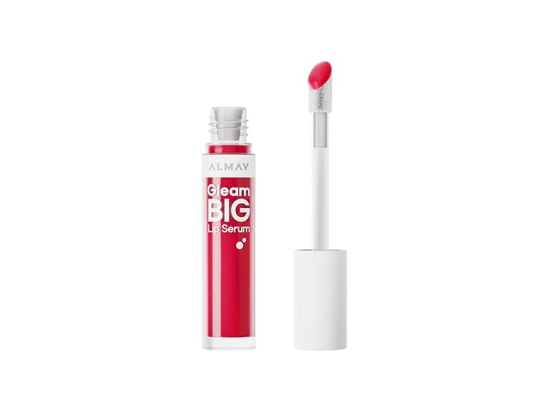 Almay Gleam Big Lip Serum, 600 Mon Cherry, 0.13 fl oz/3.8 mL