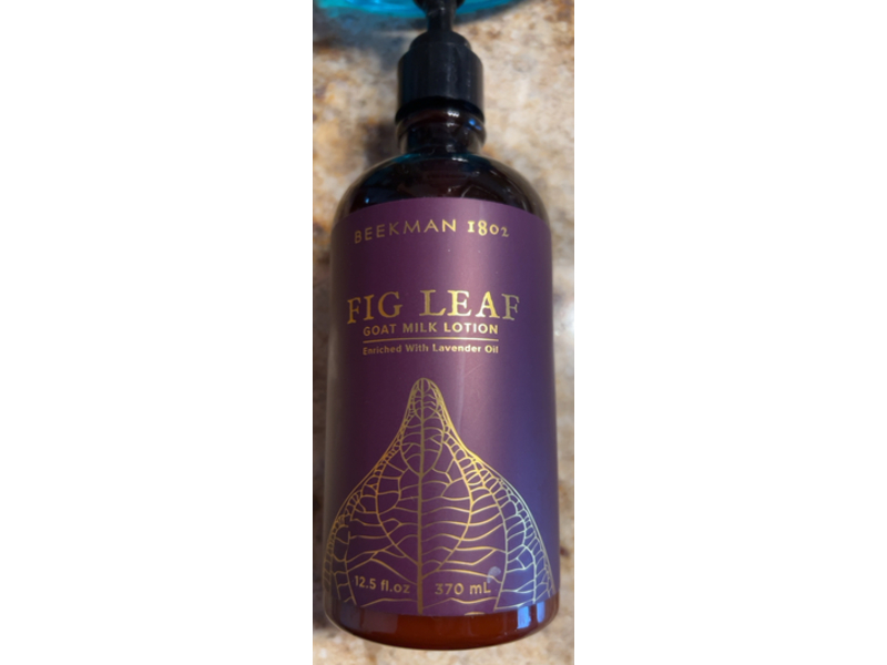Beekman 1802 Goat Milk Lotion, Fig Leaf Scent, 12.5 fl oz/370 mL