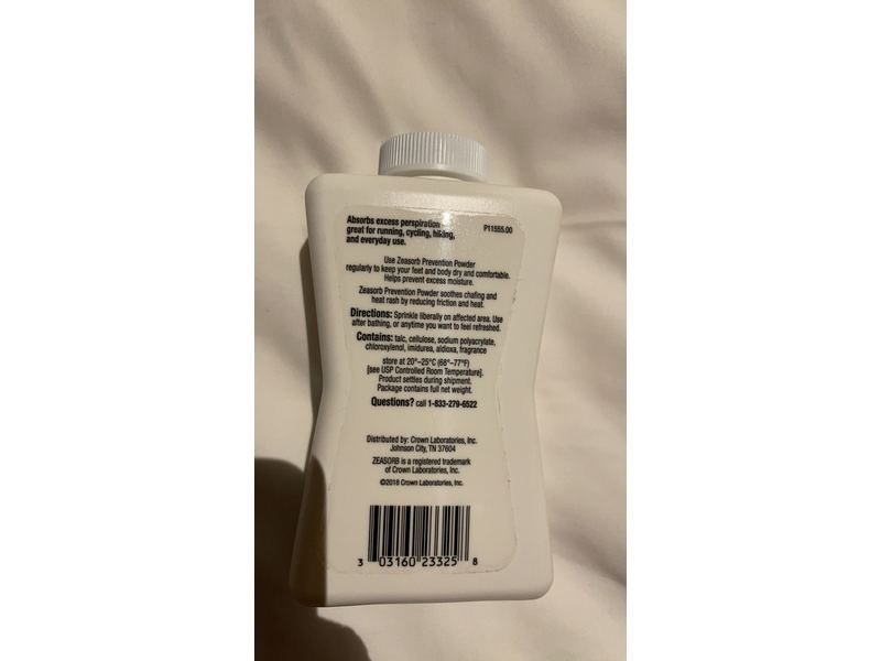 Zeasorb Prevention, 2.5 Ounce