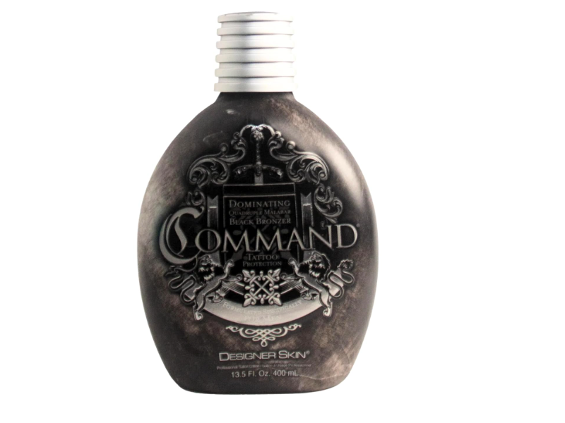 Designer Skin Command Dominating Black Bronzer Tattoo Protection, 13.5 fl oz/400 mL