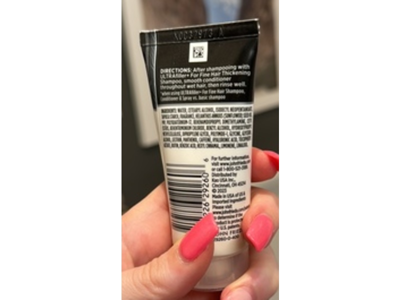 John Frieda Ultra Filler+ Thickening Conditioner, 1 fl oz/30 mL