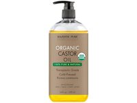 Majestic Pure Organic Castor Oil, 16 fl oz/473 mL - Image 2