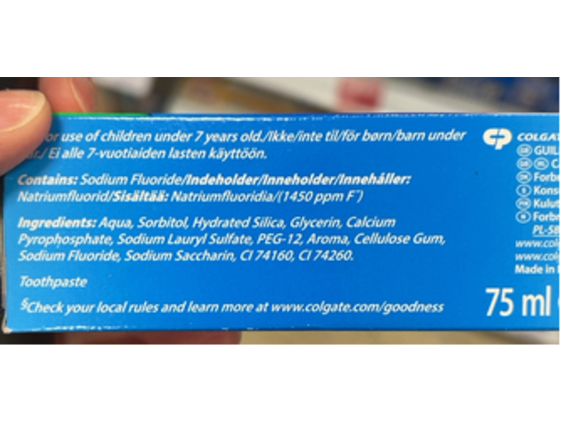 Colgate Triple Action Toothpaste, Original Mint, 75 mL