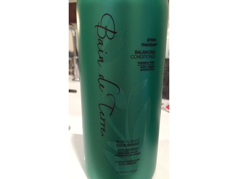 Bain De Terre Balancing Conditioner, Green Meadow, 33.8 fl oz/1 L