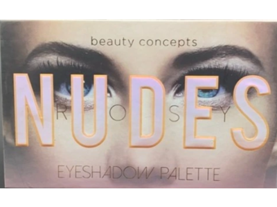 Beauty Concepts Nudes Rosy Eyeshadow Palette, 0.035 oz/1 g