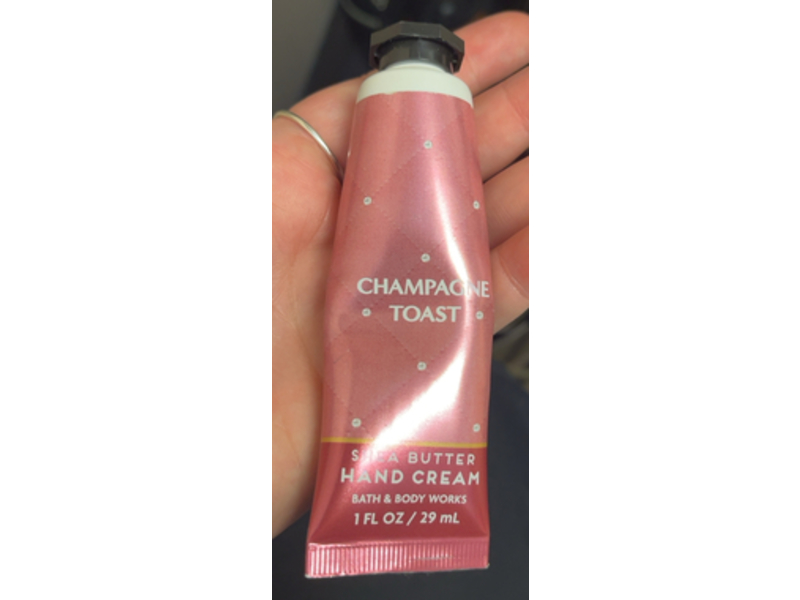 Bath & Body Works Shea Butter Hand Cream, Champagne Toast, 1 fl oz/29 mL