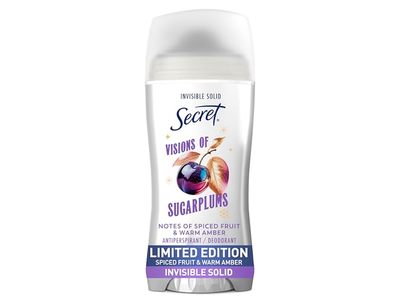 Secret Antipersperant & Deodorant, Visions Of SugarPlums, 2.6 oz