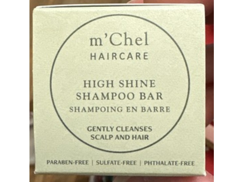 m'Chel Hair Care High Shine Shampoo Bar, 60 g