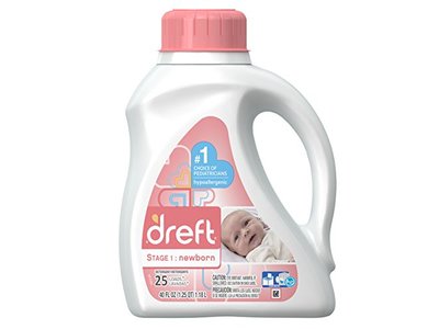 Dreft Liquid Laundry Detergent, 25 Loads, 40 fl oz/1.18 L
