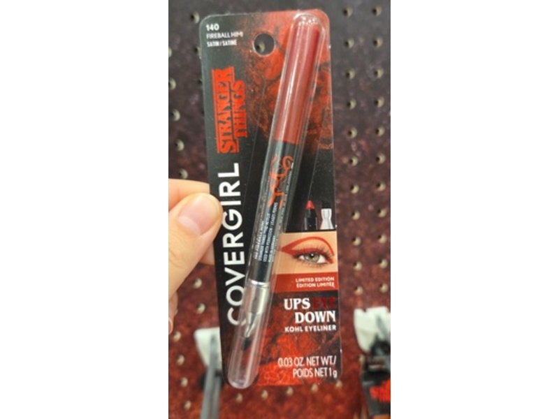 CoverGirl x Stranger Things Ups Down Kohl Eyeliner, 140 Fireball Him!, 0.03 oz/1 g