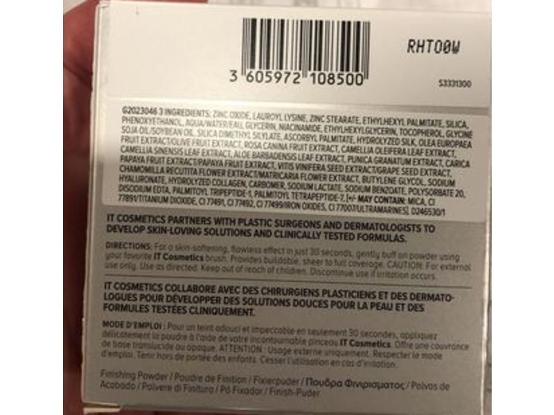 It Cosmetics Your Skin But Better Cc+ Airbrush Perfecting Powder, Fair, 0.33 oz/9.5 g