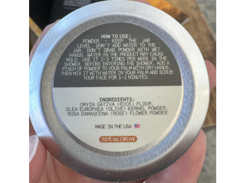 Norse Organics Premium Face Scrub, 10 fl oz/30 mL