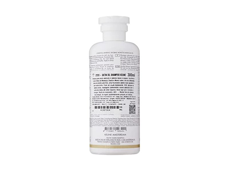 KEUNE CARE Satin Oil Shampoo, 10.1 Oz.