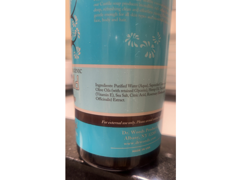 Dr. Woods Baby Mild Castile Soap, All Things Good, 32 fl oz/946 mL