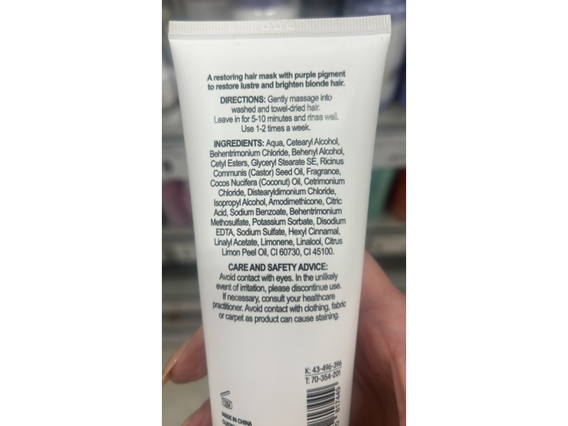 Oxx Haircare Active Bond+ Tone Blonde Treatment Mask, 01B, 150 mL