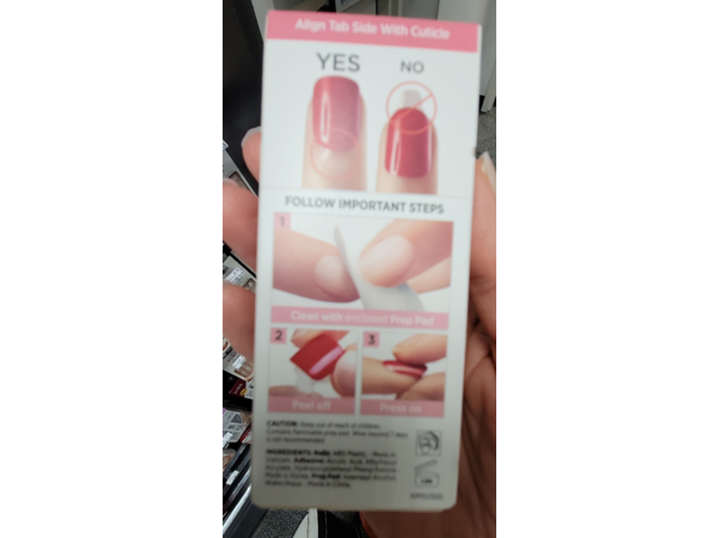 Impress Press On Manicure Nails, Adore You, 30 Count