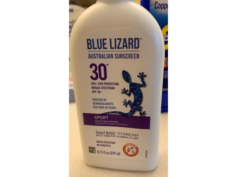 Blue Lizard Sport Mineral-Based Sunscreen, SPF 30+, 8.75 fl oz/259 mL